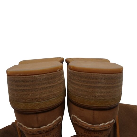 Sperry Maya Ronan Brown Leather Boho Ankle Boots Womens 8.5 - Picture 11 of 13